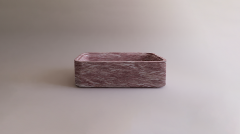 Fluted Marble Bathtub