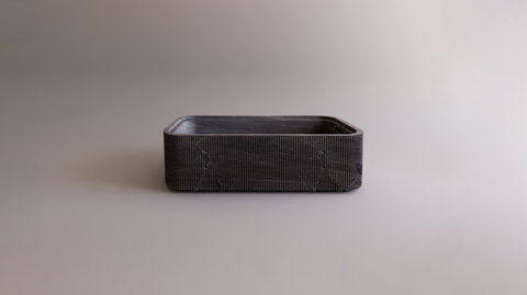 Fluted Marble Bathtub
