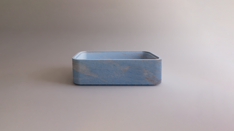 Fluted Marble Bathtub